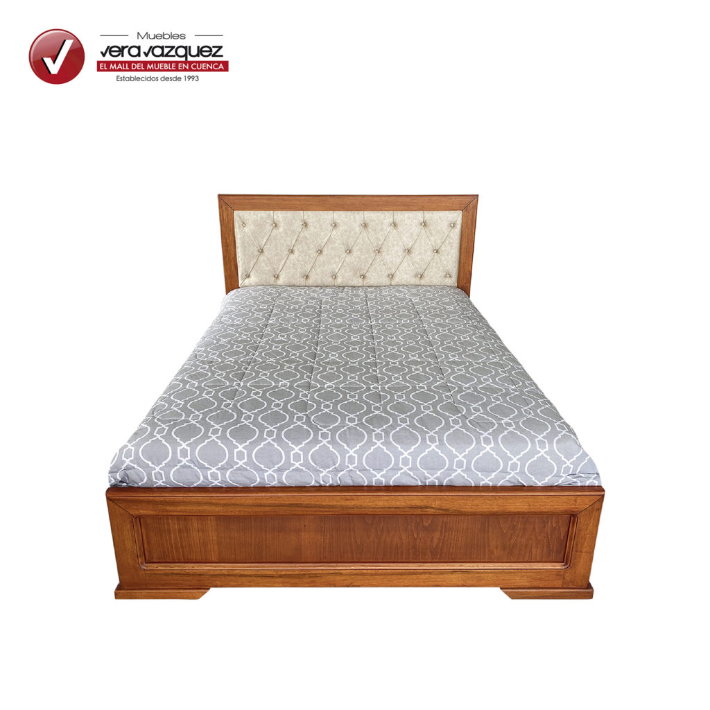 Cama Tapizada Lineal Plz Sin Veladores Muebles Vera V Zquez