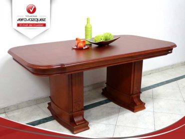 MESA COMEDOR CLASICO 6 P. CAFE | | Muebles Vera Vázquez