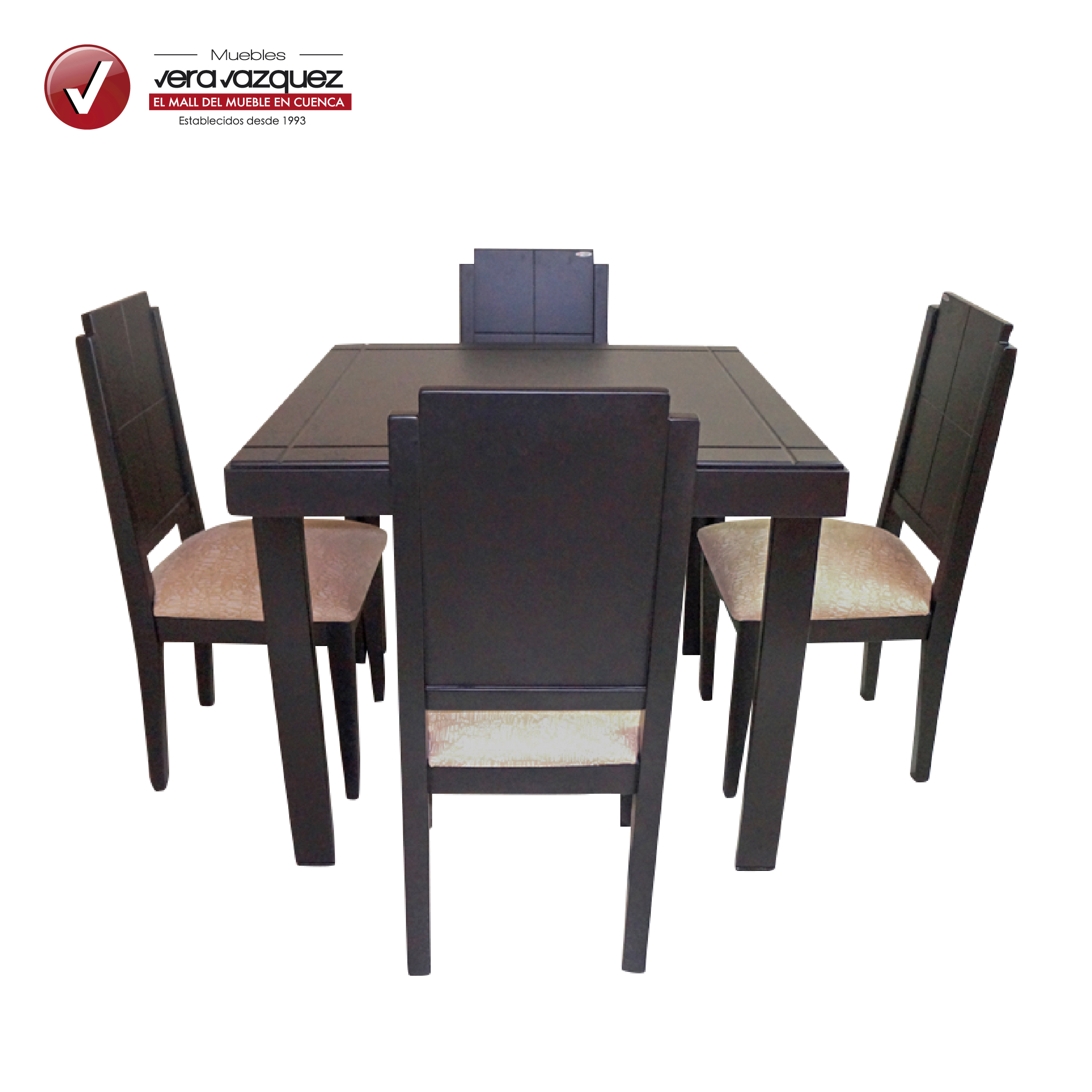 COMEDOR ANIA 4 SILLAS  Muebles Vera Vázquez